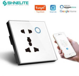 5 Pin WiFi Touch Smart Wall Socket e1608961387826